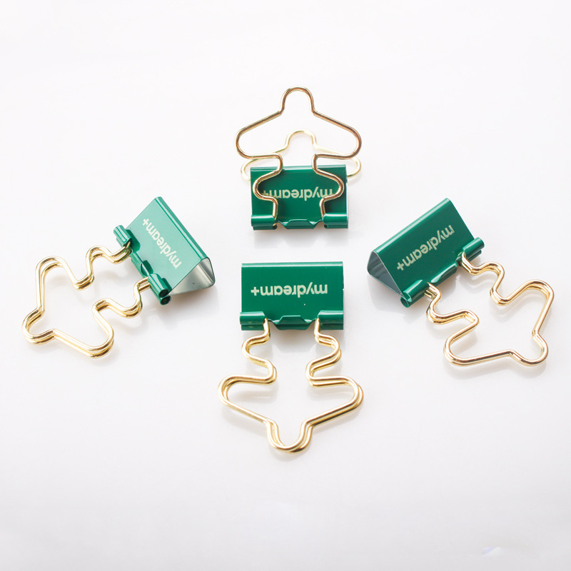 Набор зажимов для бумаги в форме дерева с принтом на заказ