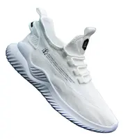 Lace-up Sports Shoes, Casual Walking, White Sneakers