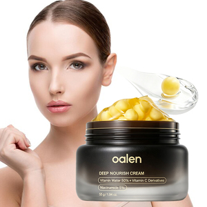 Crema Facial Luxfume de Marca Privada con Vitamina C en Perlas Doradas y Niacinamida, Textura en <span class=keywords><strong>Gel</strong></span> Iluminadora e Hidratante, Mejora la <span class=keywords><strong>Piel</strong></span> Áspera - Product Image 1