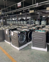 Lave-linge entièrement automatique à chargement frontal de grande capacité 15 kg, désinfection aux rayons bleus, faible niveau sonore, usage domestique et commercial