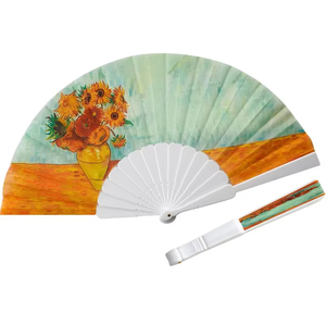 Personalized Folding Hand Fan Classic Paintings Plastic Hand Fan Custom