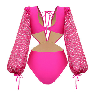 Deep V Design Beachwear High Waist Sexy Sleeveless Cover up <strong>Swimsuit</strong> 2024 Beach Bathing Swimwear Suit Bikini Sets <strong>Women</strong> <strong>Swimsuit</strong> - Product Image 6