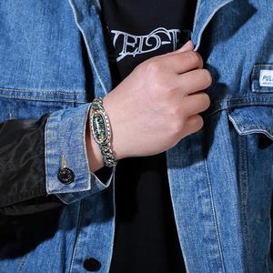 <span class=keywords><strong>Bracelet</strong></span> en perles Dzi tibétaines à neuf yeux et mantra à six caractères, turquoise, pour hommes - Product Image 2
