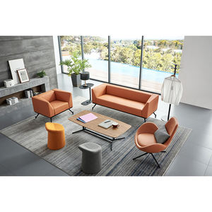 เก้าอี้พักผ่อนดีไซน์ทันสมัยหุ้มหนัง PU นุ่มกำมะหยี่ สำหรับห้องนั่งเล่น เฟอร์นิเจอร์บ้าน คลังสินค้า - Product Image 6