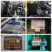 ¡Grandes ofertas en tienda! Generador diésel industrial silencioso trifásico con motor Perkins de 200 kVA, 250 kVA, 500 kVA, 700 kVA, grupo electrógeno de respaldo.