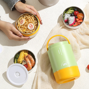 Boîte Bento de Luxe 2026 Style Japonais en Acier Inoxydable 304 à Trois Niveaux Anti-Fuite, Capacité 3-6L, Vente en Gros, Logo Personnalisé, pour Enfants et École - Product Image 4