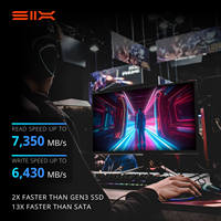 SSD Internal Laptop SIX X7400Pro M.2 PCIe4.0 NVMe2.0 512GB 3D TLC 7100MB/s Baca 5500MB/s Tulis Baru