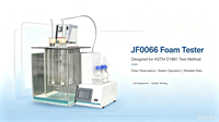 ASTM D1881 Anti-freeze Fluid Testing Device Foam Meter with Digital Temperature Control 881 and Precision Flow Meter