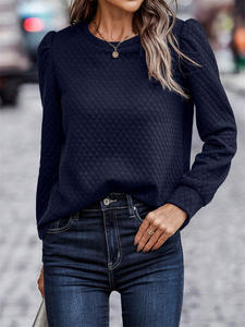 Women's Stand Thick Pullovers Solid Sportswear <strong>Girs</strong> <strong>Hoodie</strong> Tops Sweatshirts - Product Image 3