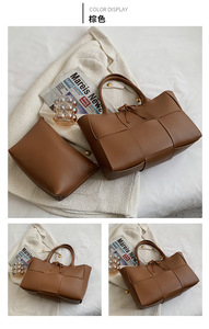 Gros dames sacs à main tissé concepteur grand sac à main bandoulière sac à bandoulière sac à main concepteur de mode luxe sacs à main pour les femmes - Product Image 4