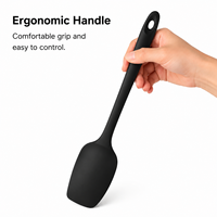 Ensemble de 3 spatules en silicone 315 résistantes à la chaleur, sans BPA, spatule flexible en caoutchouc, lavable au lave-vaisselle, pour la cuisine et le mélange