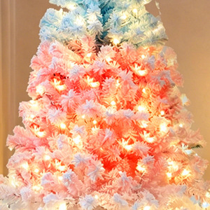 Décorations de Noël 2026 – Nouveauté transfrontalière – Lumières LED PVC haut de gamme de haute qualité, dégradé rose, blanc chaud - Product Image 4