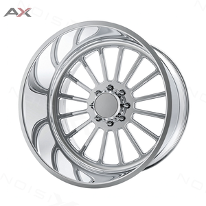 Jantes forgées sur mesure de 20, 26 et 30 pouces, 6x135, 6x139.7, 8x170, polies, multi-branches, pour camions Ford F150, F250, Chevy Silverado, Sierra - Product Image 1