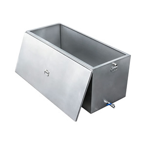 Nuovo Carrello per Trasporto Acqua e Mangime Rinforzato in Acciaio Inox 304 Grigio per Allevamenti, Garanzia 1 Anno - Product Image 6