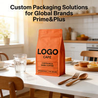 Sachets refermables antichoc pour aliments pour animaux de compagnie Costa Rica Dark Coffee, qualité alimentaire, entièrement personnalisables, 100 pièces MOQ, livraison rapide