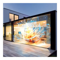 Écran publicitaire numérique LED transparent pour vitrine de magasin, écran d'affichage holographique 3D à vision directe