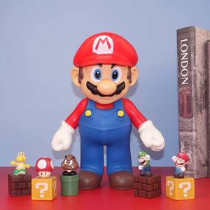 Figurine articulée en PVC de <span class=keywords><strong>Mario</strong></span> et Bowser, modèle grand format, pièce de présentation galaxie en plastique, grande poupée, vente en gros - Product Image 4
