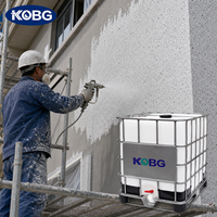 Peinture Murale Rénovation Revêtement Sable Véritable avec Forte Imperméabilité Anti-Alcali et Anti-Fissures Peinture à Base d'Eau Effet Pierre Naturelle