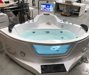 Baignoire d'hydromassage d'angle 2 personnes Kit de jet d'air Baignoire de massage Baignoire Jakuzi Baignoire Jakuzzy Baignoires et bains à remous <span class=keywords><strong>Jacussi</strong></span> - Product Image 4