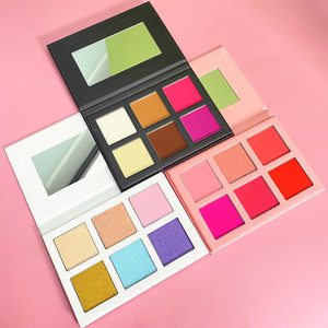 Logo personnalisé poudre pressée fard à joues sans cruauté mat <span class=keywords><strong>et</strong></span> miroitant étanche marque privée bricolage Contour fard à joues surligneur <span class=keywords><strong>Palette</strong></span> - Product Image 2