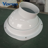 Diffuseur de jet d'air réglable Ventech pour système CVC
