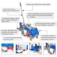 Machine de thermoscellage de bâche haute puissance 3600W, machine de soudage de matériaux imperméables TPO, machine de raccordement automatique à glissement