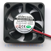 Aideco lr 4010 Mini BLDC Micro DC Hoch CFM 12V 12V Lüfter 24V DC 12V Axial fluss schalter Computer Kupfer kühler Kunststoff