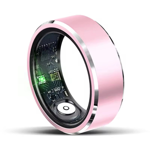 R5 Smart <b>Ring</b> <b>Titanium</b> BT for <b>Men</b> Women Couple Phone With Fitness Sleep Health Tracker Monitor Synchronous APP EcTri Smart <b>Ring</b> - Product Image 1