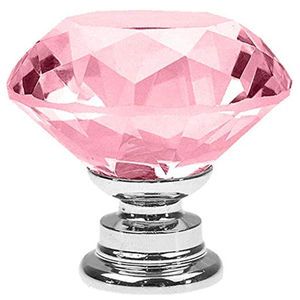 DN Clear Diamond Crystal Furniture Drawer & Dresser Handles Modern Europe Simple Kitchen Cabinet Knobs - Product Image 2