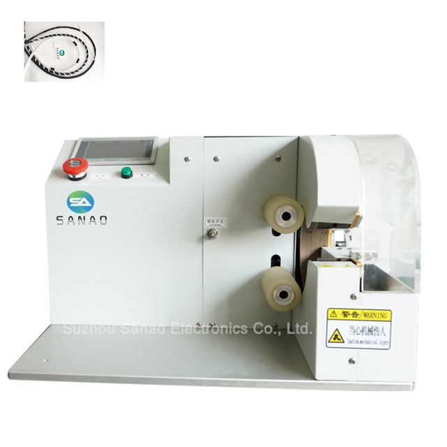 Fixed Length Tape Winding and Automatic Feeding Cable Function Automatic Wire Harness Taping Machine Not Need Hold