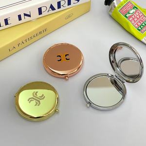 Biểu Tượng Tùy Chỉnh Mini Gương Xách Tay Đa-Màu Sắc Trang Điểm Du Lịch Quà Tặng Cho Phụ Nữ Hiện Đại Có Thể Gập Lại Túi Nhỏ Gương Thủ Công Mỹ Nghệ Cho Cô Gái - Product Image 4