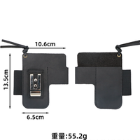 Ensemble couteau et lampe torche en cuir véritable pour le camping, étui de ceinture pliable pour couteau de poche, organiseur de poche extérieur