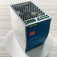 MEAN WELL NDR-480-24 480W 24V 20A Catu Daya Rel DIN 85-264VAC PFC PSU Industri