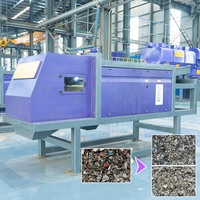 Machine de tri de métaux non ferreux industrielle pour la ferraille d'aluminium, cuivre, laiton, zinc, séparateur à courants de Foucault
