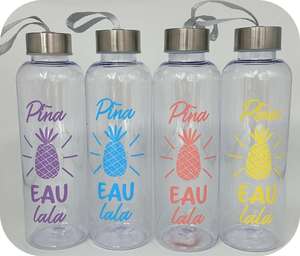 Nouvelle conception, gobelet en plastique transparent <span class=keywords><strong>de</strong></span> 500 ml, gobelet imprimé ananas, bouteille d'eau avec couvercle, prix réduit et bonne qualité - Product Image 2