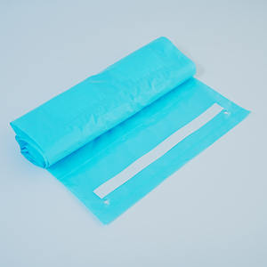 Borse da banco in spugna 10 tasche con nastro adesivo 50 borse sono disponibili in una scatola di Dispenser facile da appendere su Rack con stampa personalizzata - Product Image 4