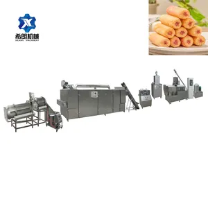 200kg/h Chocolate Core Filling Snacks Production Line Puffed Core Filled Snacks Food Making Machine