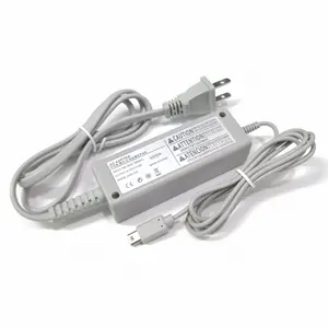 美国插头100-240V AC充电器适配器家用墙壁电源，用于任天堂WiiU Wii U游戏手柄控制器
