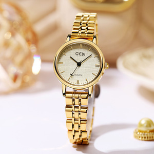 Montre pour femme étudiante, style avion de niche, haut de gamme, bracelet en acier exquis, montre à quartz, montre de mode Godiva - Product Image 2