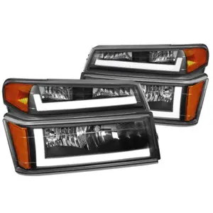 Bainel Linker Koplampen Passen 2004 2012 Chevy Colorado/2004-2012 Gmc Canyon Led-Stijl Dagrijlicht Oe 20766569/20766570