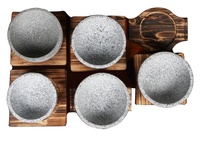 Bol en pierre de DOLSOT coréenne avec tricot, Pot en céramique de qualité supérieure, Pot chaud pour la soupe Bibimbap, jjig, aliments coréens