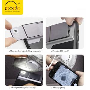เลนส์ไมโครสโคปแบบพกพา IBOOLO พร้อมไฟ LED สำหรับโทรศัพท์ - Product Image 4