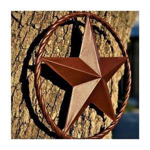 Metal estrella rústico Viejo Oeste país familia granja pared colgante decoración arte - Product Image 4