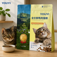 YOUYI Sachet d'emballage pour croquettes pour chien, refermable avec fermeture éclair, pochette verticale refermable avec fermeture éclair, fabrication OEM personnalisée