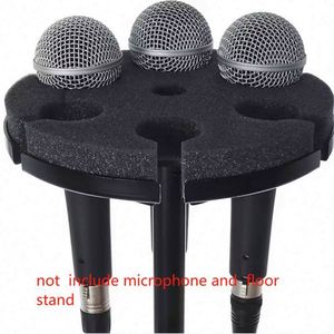 Microphone serre-tête professionnel OEM avec support métallique pour 6 micros, communication filaire, bonnette anti-vent en mousse et support pour téléphone portable - Product Image 4