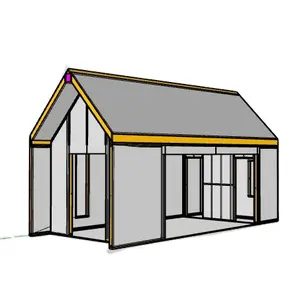 Moderna Estructura de Panel Aislado Pequeña pero Completa Morden Villa Prefabricada <span class=keywords><strong>Casa</strong></span> de Lujo - Product Image 1