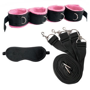 <span class=keywords><strong>Jeu</strong></span> pour adulte SM Sex Toys 7-26 Set Menottes de retenue et peluche Bondage BDSM <span class=keywords><strong>Couple</strong></span> Sex Dildo & Anal Plug pour femme - Product Image 4