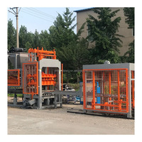 Machine à fabriquer des blocs de béton QT5-15 avec interverrouillage PLC, pompe, boîte de vitesses, pression hydraulique, haute efficacité, pour pavés et briques de route