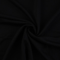 Laine pêche formelle noir jais laine pêche respirant noir Abaya laine pêche pour robe mousseline