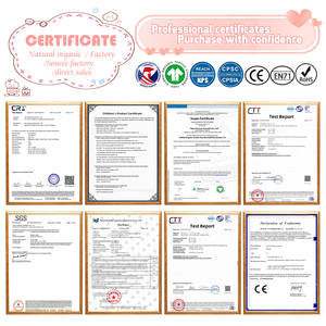 Puresun Trade Assurance, certifié CPC, 100% coton biologique/viscose de bambou, ensembles de <span class=keywords><strong>pyjamas</strong></span> pour filles avec nœud mignon imprimé <span class=keywords><strong>sur</strong></span> toute la surface, 1 à 10 ans - Product Image 6